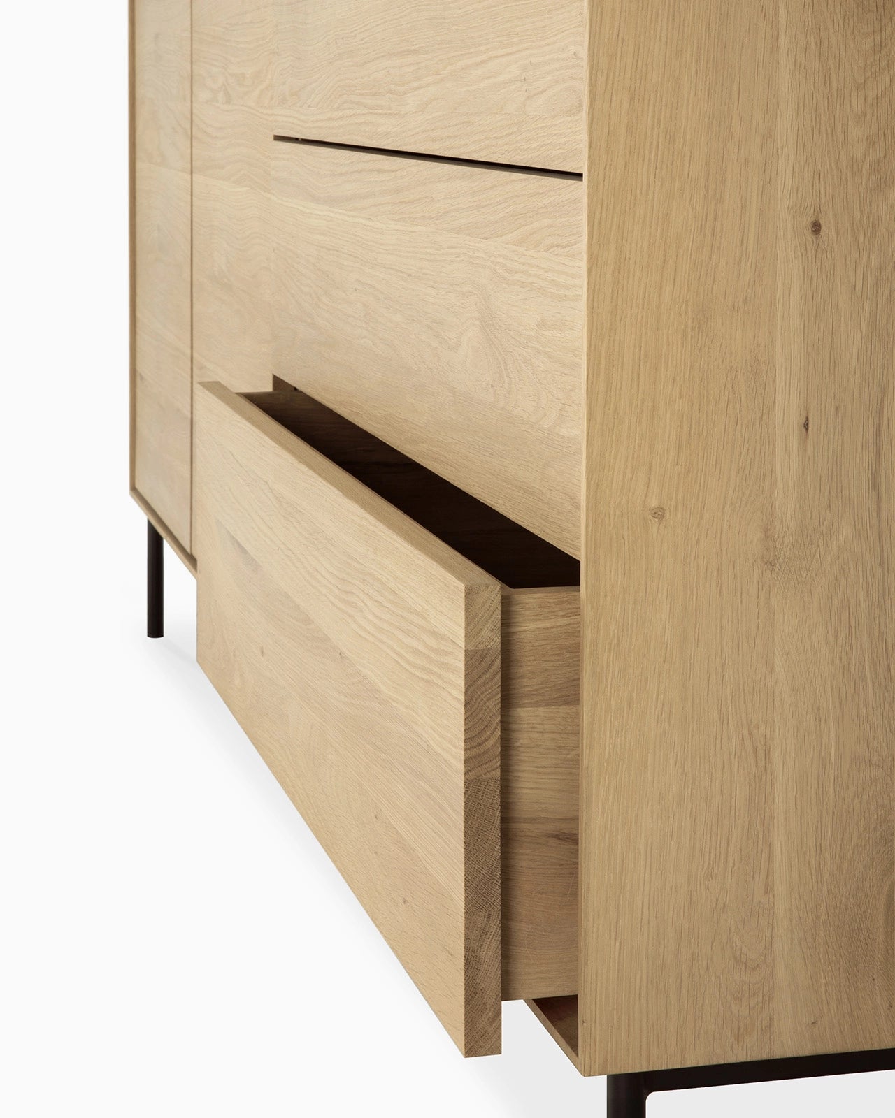 Natural Oak / Two Door/Three Drawer (71")