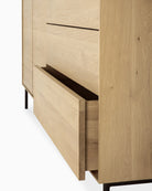 Natural Oak / Two Door/Three Drawer (71")