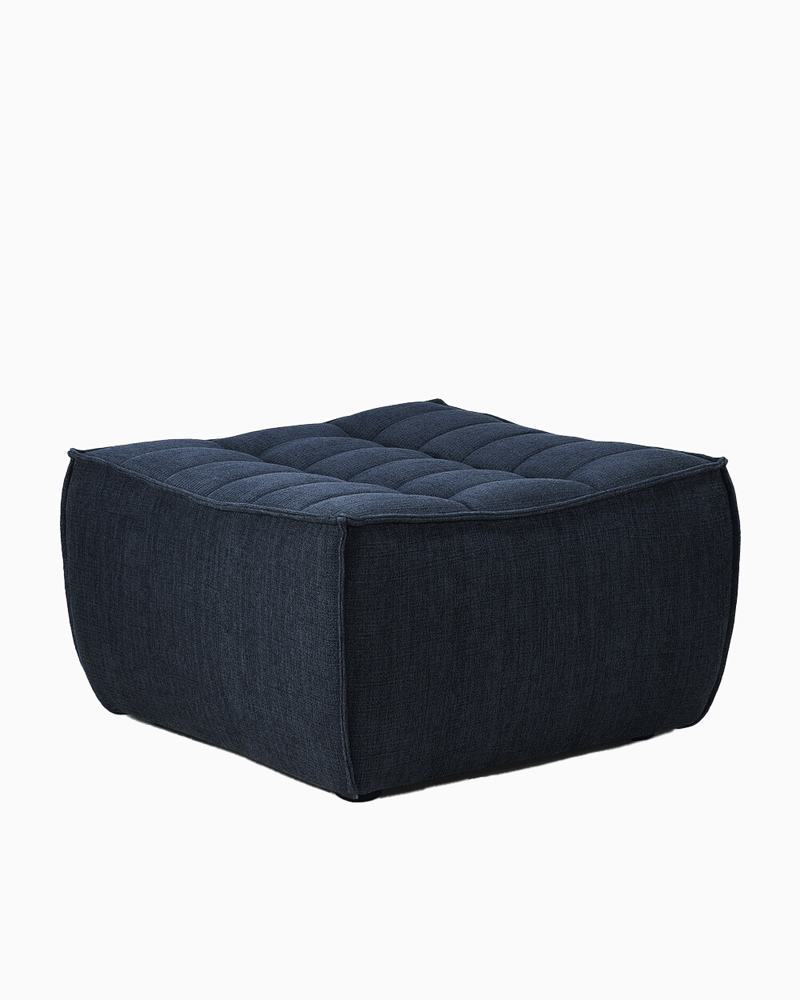 Eco Fabric Graphite / Footstool (28")